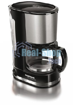 Кофеварка капельная Redmond RCM-M1507 черный/серебристый, исп. кофе - молотый, 0.6 л, 600 Вт