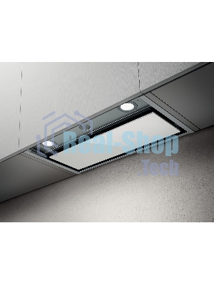 Вытяжка встраиваемая Elica Box In Plus IXGL/A/60 нержавеющая сталь/белое стекло, 59.4 см, 1000 куб. м/ч, 70 дБ