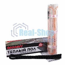 Теплый пол (нагревательный мат) Rexant Extra, площадь 8,0 м2 (0,5 х 16,0 метров), 1280Вт, (двух жильный)
