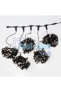 Гирлянда Neon-night LED ClipLight 24V, 5 нитей по 20 метров, цвет диодов белый