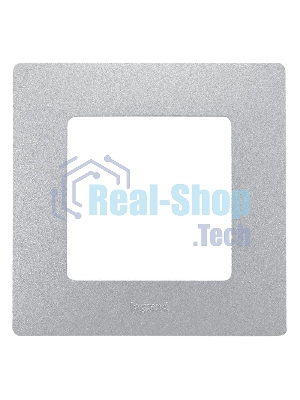 Рамка 1пост, алюм. ETIKA 