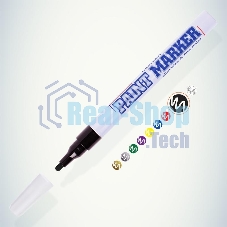 Маркер-краска Slim 2 мм нитро-основа черный MunHwa Б0048235