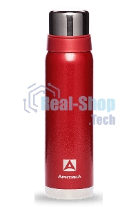 Термос Арктика 106-900 красный, узкое горло 0,9 л американский дизайн