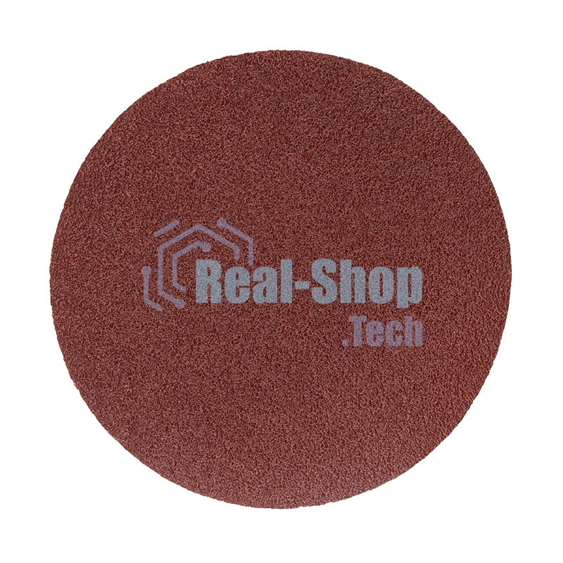 Диск абразивный на ворсовой основе на липучке, без отверстий, P 100, 125 мм, 10 шт. Kranz