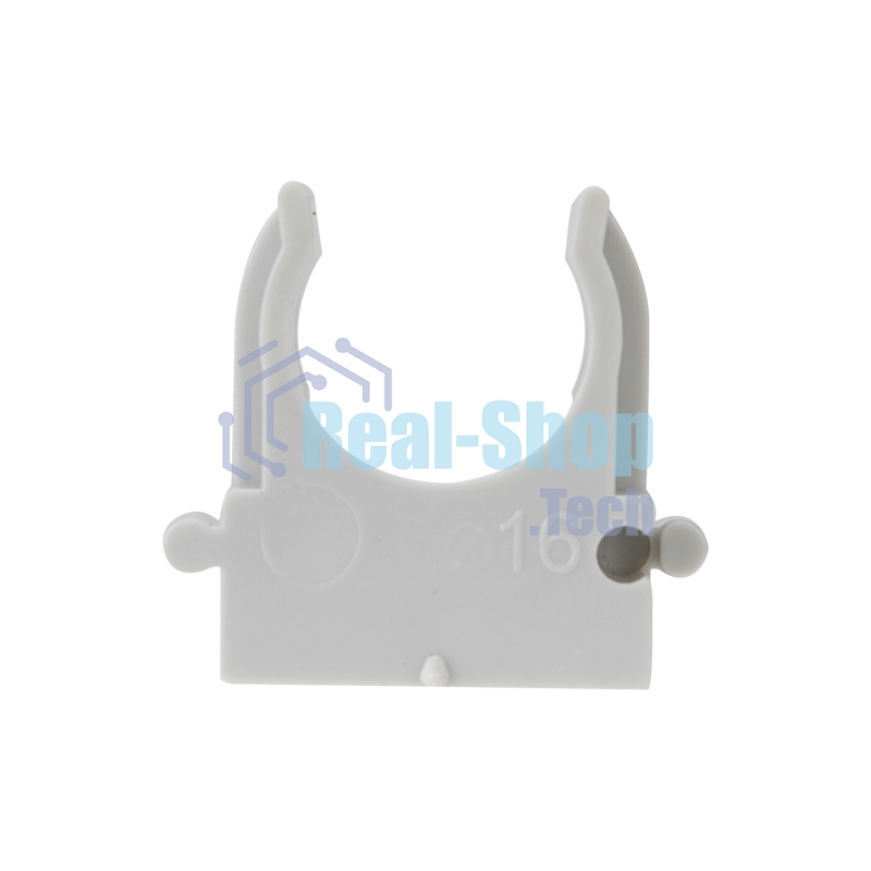 Крепеж-клипса для монтажного пистолета Rexant Ø 16 мм, серая (100 шт/уп)