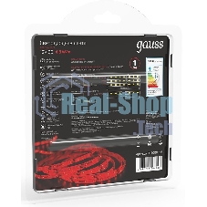 Лента светодиодная 2835 -SMD 4.8W 12V DC красный IP66 (блистер 5м)