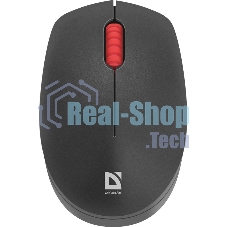 Мышь беспроводная Defender Tiana MB-055 черный, 1000 dpi, радиоканал, USB, кнопки - 3