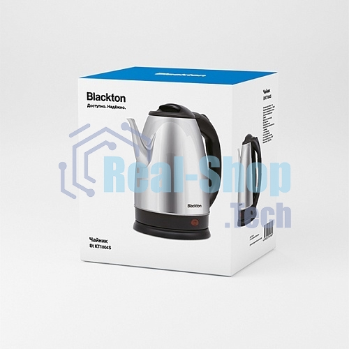 Чайник электрический Blackton Bt KT1804S черный/стальной