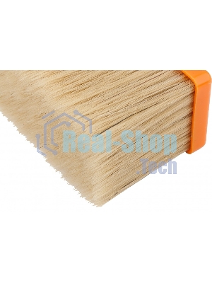 Кисть плоская Matrix для фасадных работ, 140х50 мм, натуральная щетина, пластиковая рукоятка