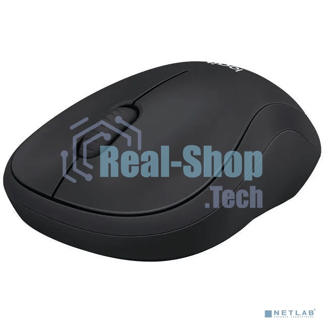 Мышь беспроводная Logitech B220 Silent черный, 1000 dpi, радиоканал, USB, кнопки - 3