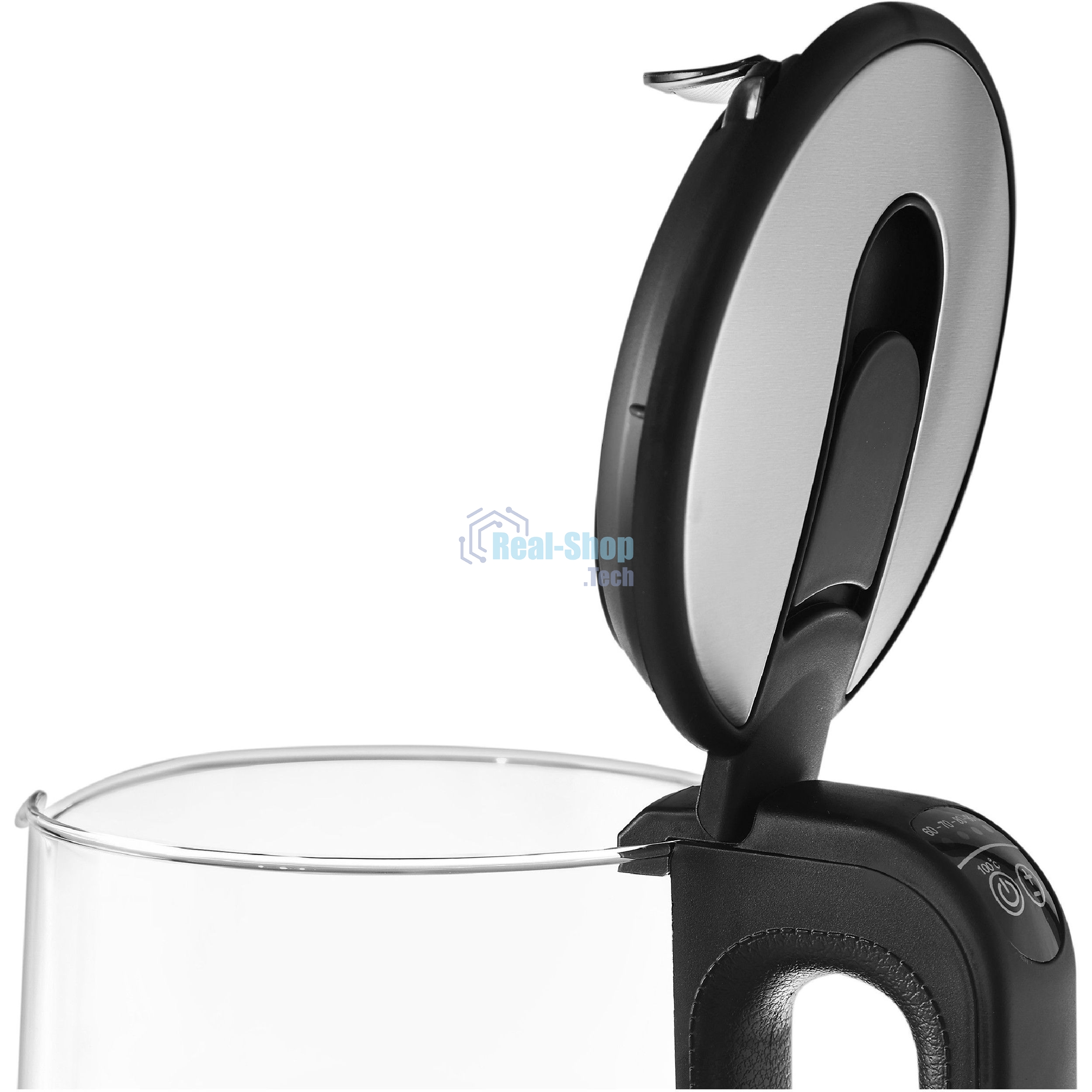 Электрический чайник Korting, объем 1.7 л, материал: стекло, механическое управление, фильтр от накипи, 5 температурных режимов, автоотключение, поддержание температуры