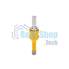 Коронка алмазная профессиональная по керамограниту и железобетону Kranz М14, вакуумное спекание, 10 мм, для УШМ