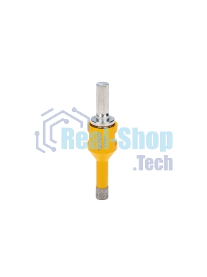 Коронка алмазная профессиональная по керамограниту и железобетону Kranz М14, вакуумное спекание, 10 мм, для УШМ