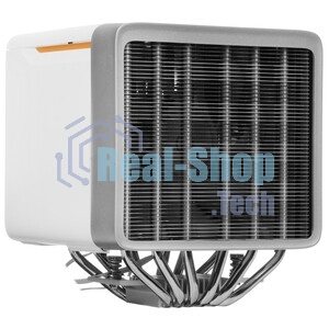 Кулер для процессора Ocypus Delta A62 EX WH Digital, 2x120мм ARGB FAN, Top Display Panel, 6 HEAT PIPES, 4-PIN PWM, 600-1800 RPM, 31DBA, HYDRO BEARING, LGA115X/1200/1700/18XX, AM4/AM5