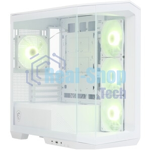Компьютерный корпус MSI MAG Pano M100R PZ White , Micro-ATX, 1xUSB 3.2 Gen 1, 1xUSB 3.2 Gen2 Type-C, 4x120мм ARGB Fan, ARGB+PWM Control Board, TG, WHITE