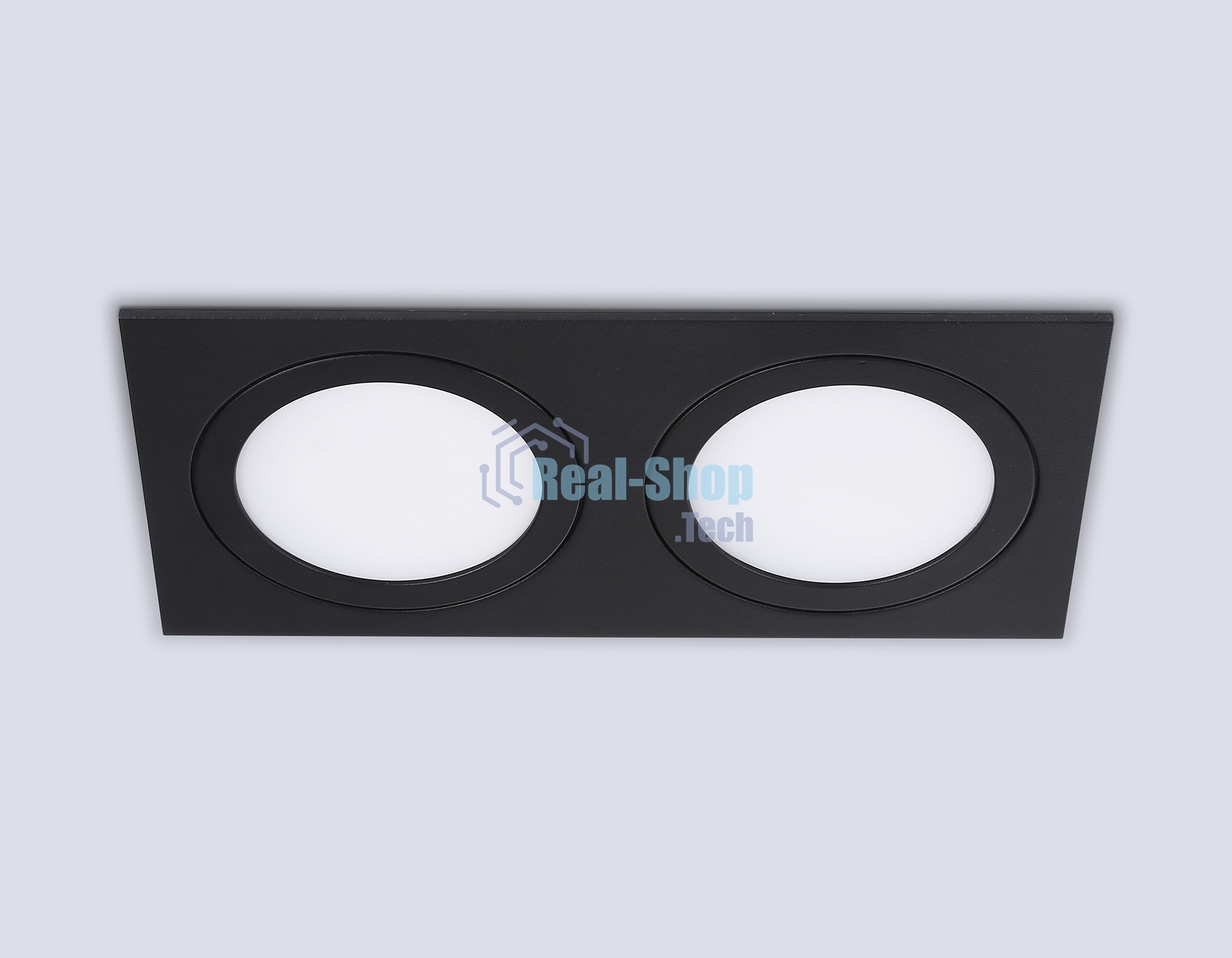 Светильник Ambrella light TN6615/2 BK черный IP44 GX53/2 max 15W 215*110*24