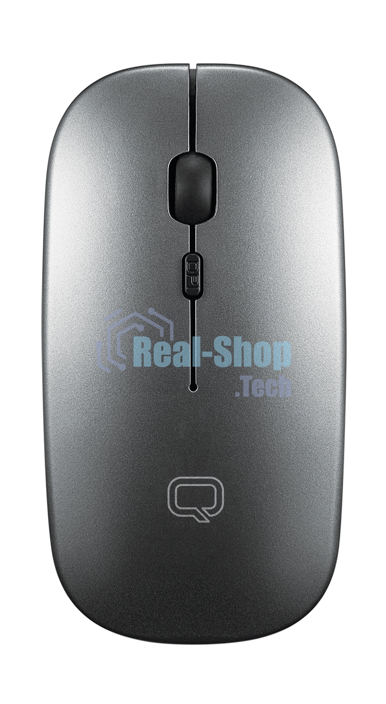 Комплект клавиатура + мышь Qumo Paragon Silver + белый K15/M21, беспроводной 2.4G, клавиатура + мышь, 400 mA