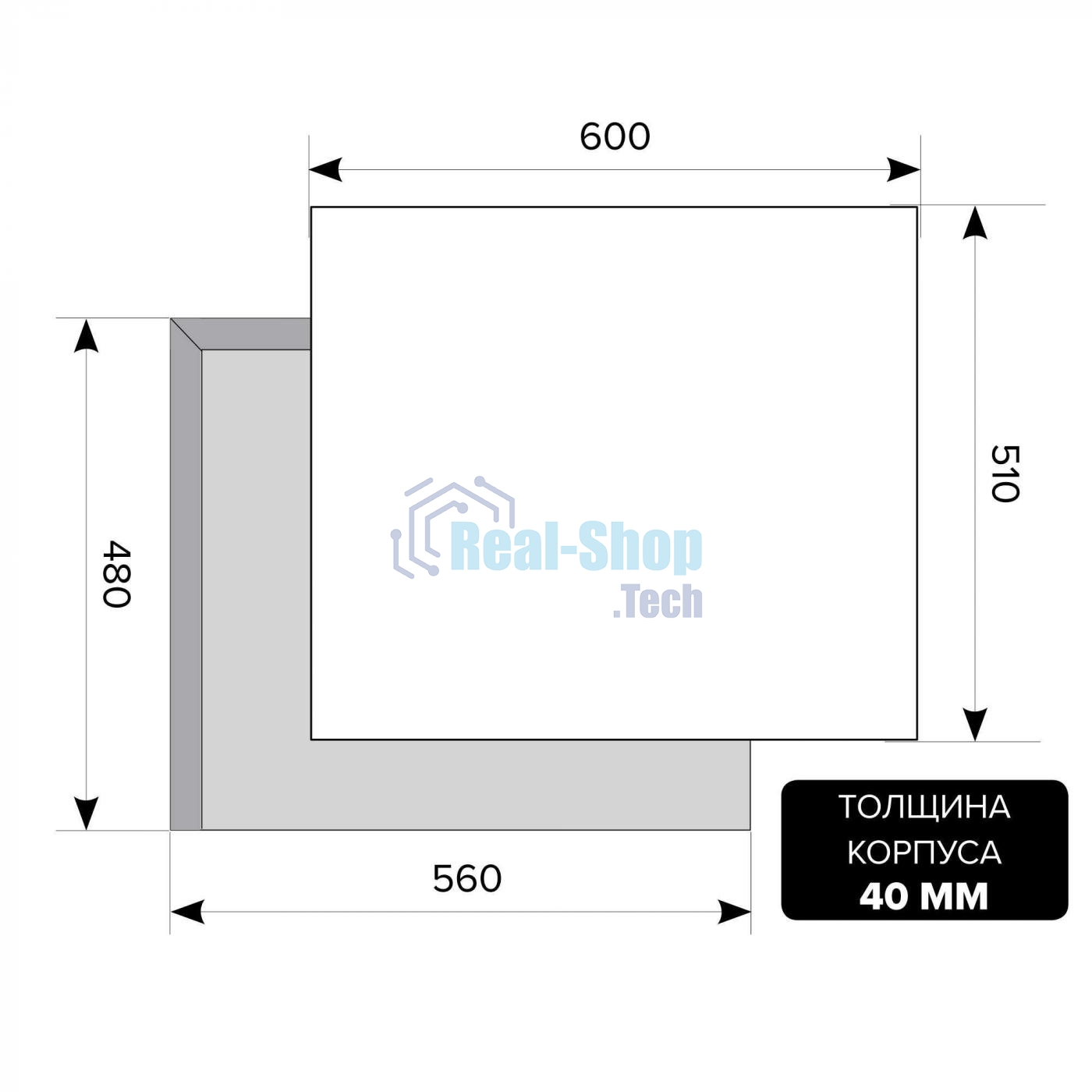 Газовая варочная панель LEX GVG 640-1 BLгазовая 1000-3500Вт 4конфорки газ контроль