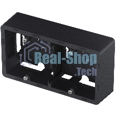 Коробка накладного монтажа 2 поста антрацит