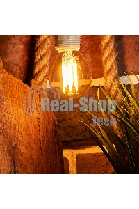 Лампа светодиодная филаментная Rexant Шарик GL45 9.5 Вт 950 Лм 2400K E14 золотистая колба