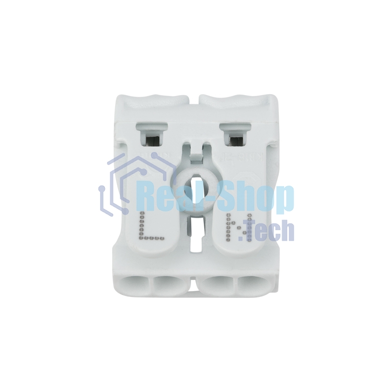 Клемма пружинная соединительная Rexant КСП 2-полюсная с монтажными ножками (100 шт./уп.)