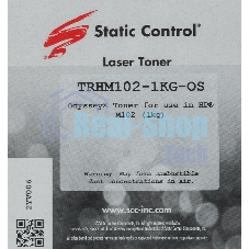 Тонер Static Control для HP LJ PM104/132, Bk, 1 кг, флакон