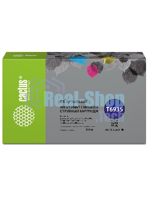 Картридж струйный Cactus CS-EPT693500 (T6935) черный матовый (350 мл) для Epson SureColor SC-T3000/T3070/T3200/T5000/5200