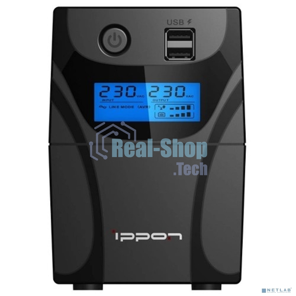 Источник бесперебойного питания Ippon Back Power Pro II Euro 850 480Вт 850ВА черный