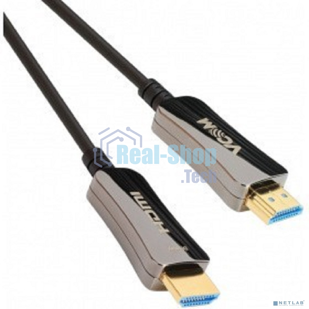 Активный оптический кабель HDMI 19M/M,ver. 2.0, 4K@60 Hz 20m VCOM