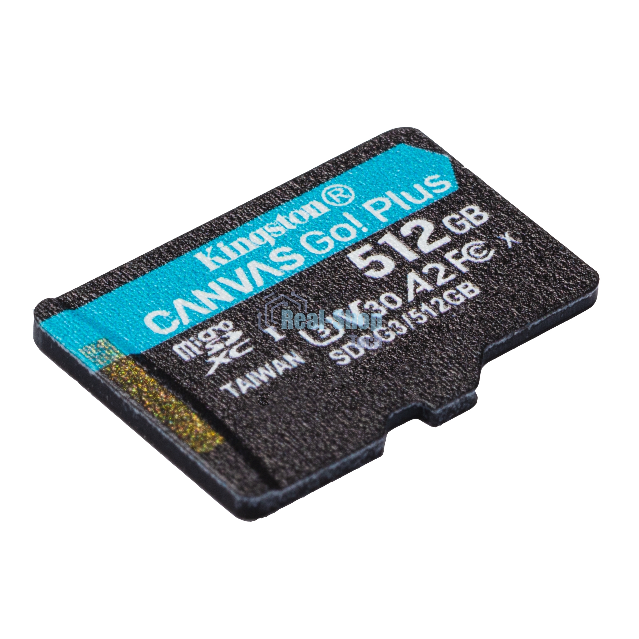 Флеш карта Kingston microSD 512GB microSDXC Class 10 UHS-I U3 V30 Canvas Go Plus 170MB/s