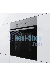 Встраиваемый духовой шкаф электрический Gorenje BO6727E03NX, черный/серебристый