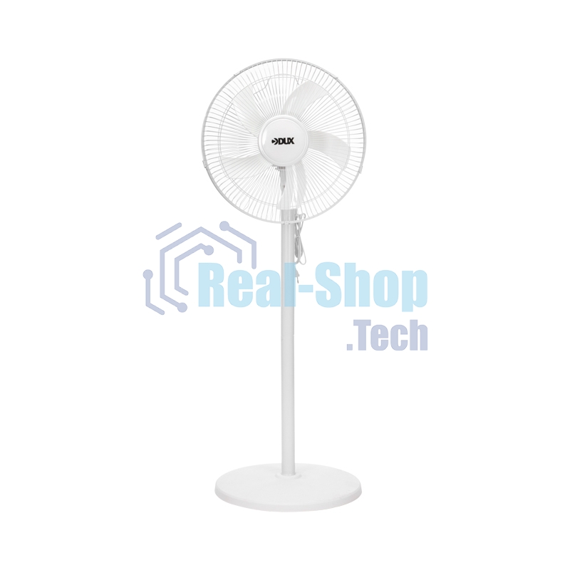 Вентилятор напольный DUX DX-40, 40Вт, 16дюйм, белый 60-0218