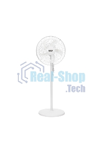 Вентилятор напольный DUX DX-40, 40Вт, 16дюйм, белый 60-0218