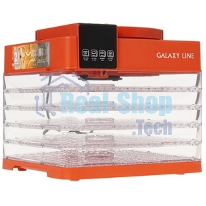 Сушилка для овощей и фруктов Galaxy Line GL 2630, красный, с электронным управлением, 450 Вт