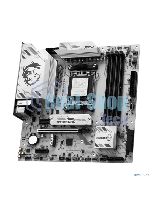 Материнская плата MSI B850M GAMING PLUS WIFI6E, AM5, AMD B850, 4xDDR5, 4xSATA, 2xM.2, 1xPCIe 4.0 x16, 2xPCIe x1, 1xDP, 1xHDMI, 1x2.5Gb LAN, Wi-Fi 6E, Bluetooth 5.3, 4xUSB-A 5Gbps, 3xUSB-A 10Gbps, 1xUSB-C 10Gbps, 3x3.5 мм, 7.1, mATX
