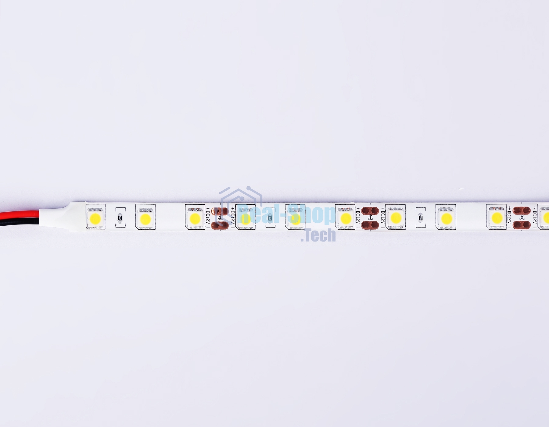 Светодиодная лента Ambrella light GS2102 5050 60Led/ 14.4W m/ 12V IP65 4500K/ 5000*10*2.87mm (2 конт.)