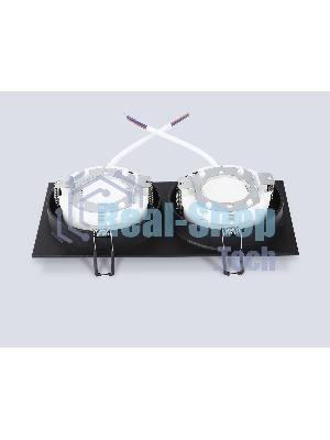 Светильник Ambrella light TN6615/2 BK черный IP44 GX53/2 max 15W 215*110*24