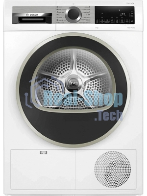 Сушильная машина Bosch WQG1420AME белый, 9 кг, сушка - конденсационная, программ - 15, 59.8 x 84.2 x 64.8 см