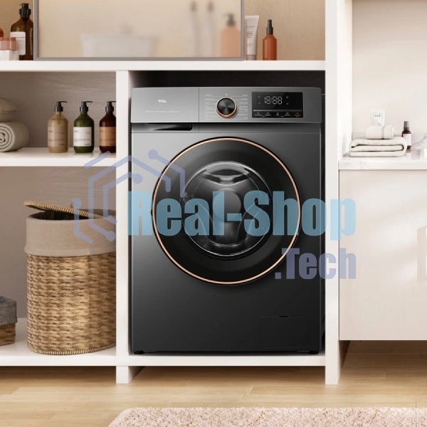 Стиральная машина TCL TWRP-1108W12G2 серый, загрузка фронтальная 8кг, 1200 об/мин., класс: A +