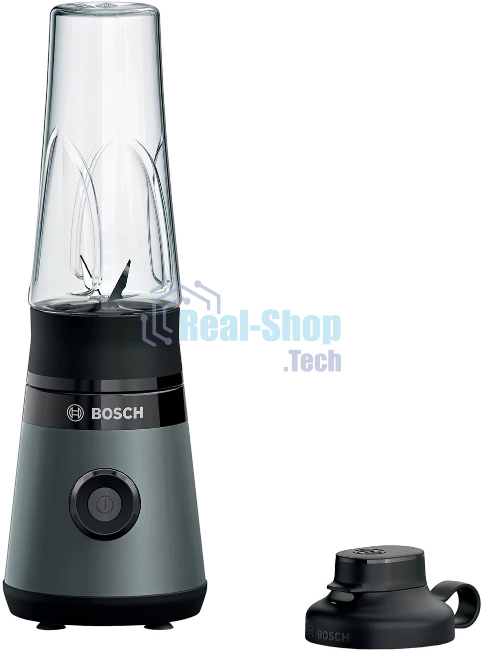 Блендер стационарный Bosch MMB2111S черный, 450 Вт, 1 скорость