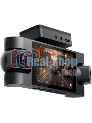 Видеорегистратор TrendVision Proof 360 GPS Ultra черный 2Mpix 2160x3840 2160p 150гр. GPS SigmaStar SSC8838G