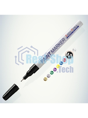 Маркер-краска Extra Fine 1 мм нитро-основа черный MunHwa Б0048237