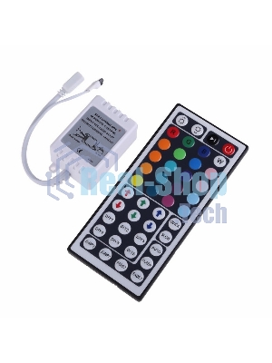 Мини контроллер LED ИК(IR) 72 W/144 W, 44 кнопки, 12 V/24 V