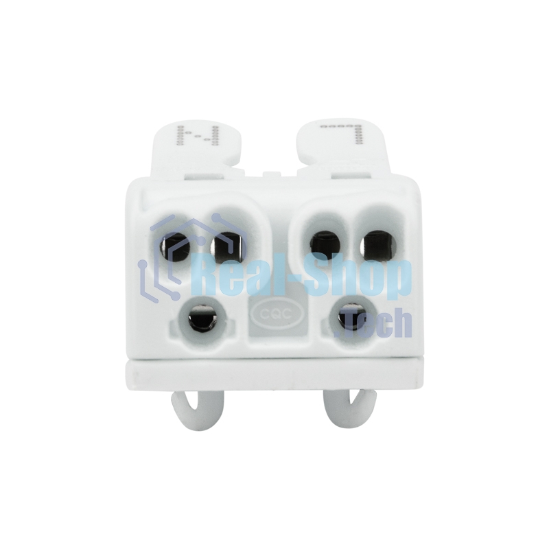 Клемма пружинная соединительная Rexant КСП 2-полюсная с монтажными ножками (100 шт./уп.)