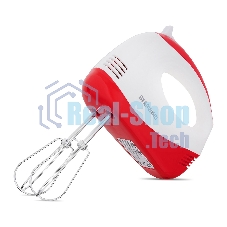 Миксер ручной Starwind SHM-251 250 Вт, белый/коралловый