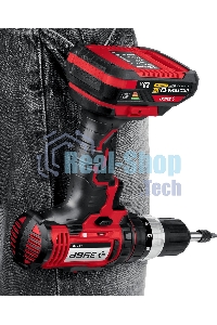 Дрель-шуруповерт аккумуляторная Зубр ДШУ-185-22, Аккумуляторный, 18В, 2 АКБ, Ударный, Кейс