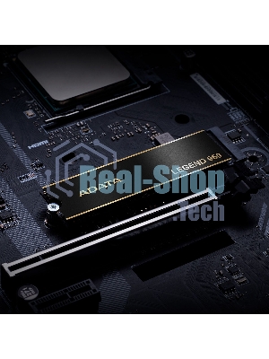 Накопитель SSD ADATA LEGEND 960, 4Tb, PCIe 4.0 x4, M.2 2280, NVMe, R/W 7400/6800, с радиатором
