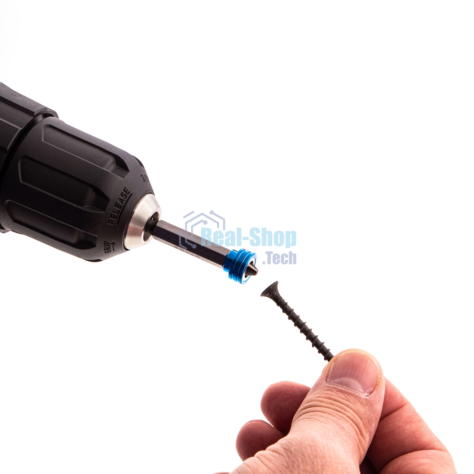 Бита Gross 11456 PH 2x50 мм с ограничителем и магнитом, для ГКЛ, S2