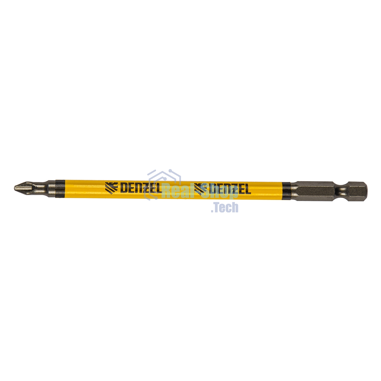 Набор бит Denzel PH2х127, сталь S2, круглый профиль, 5 шт.