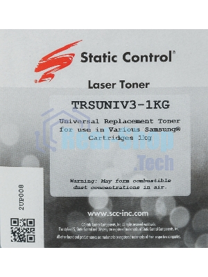 Тонер Static Control TRSUNIV3-1KG черный флакон 1000гр. для принтера Samsung ML2160/SCX3400/M2020/M2070